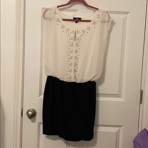 Black and White Cocktail Dress